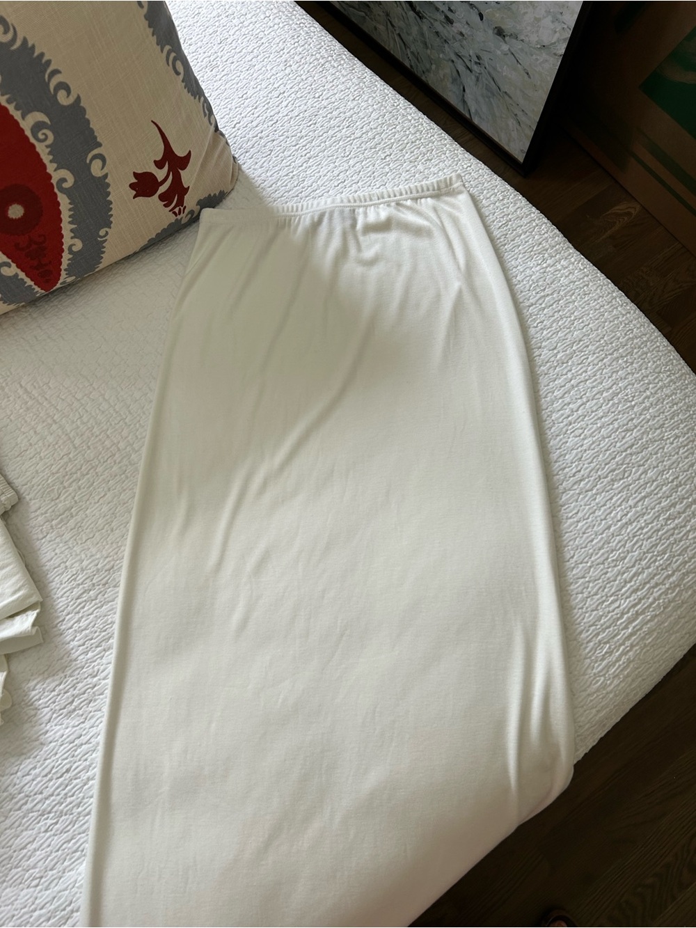 Free People Cream Knit Maxi Skirt